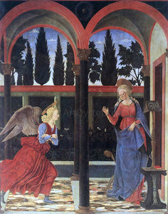  Alessio Baldovinetti Annunciation - Art Print