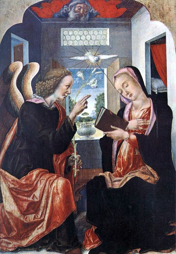  Bartolomeo Vivarini Annunciation - Art Print