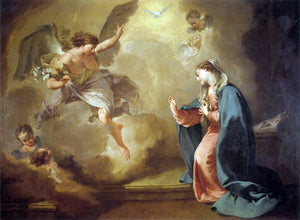  Giambattista Pittoni Annunciation - Art Print