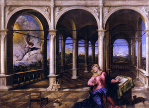  Paris Bordone Annunciation - Art Print