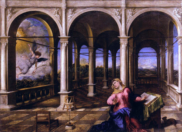  Paris Bordone Annunciation - Art Print