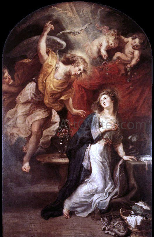  Peter Paul Rubens Annunciation - Art Print