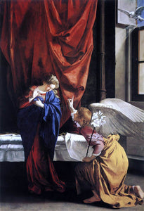  Orazio Gentileschi Annunciation - Art Print