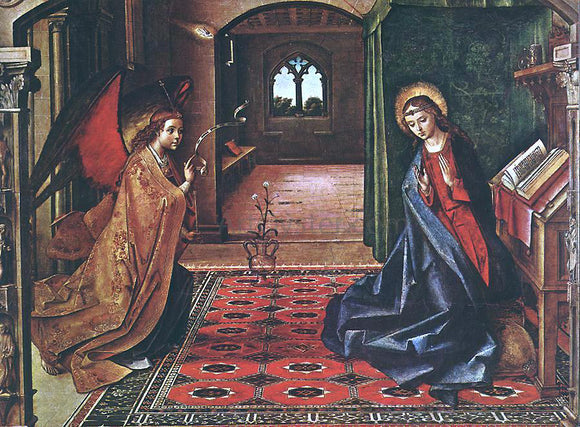  Pedro Berruguete Annunciation - Art Print