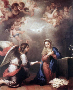  Bartolome Esteban Murillo Annunciation - Art Print