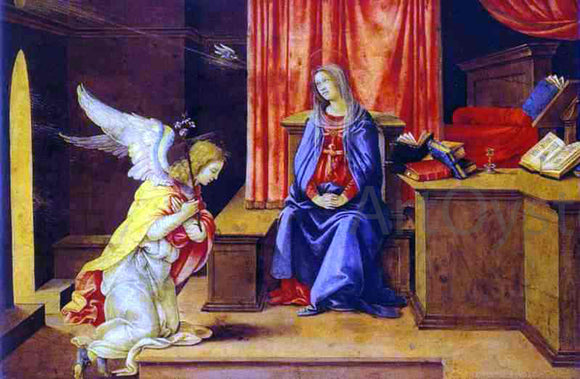  Filippino Lippi Annunciation - Art Print