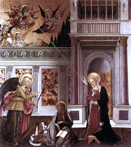  Benedetto Bonfigli Annunciation - Art Print