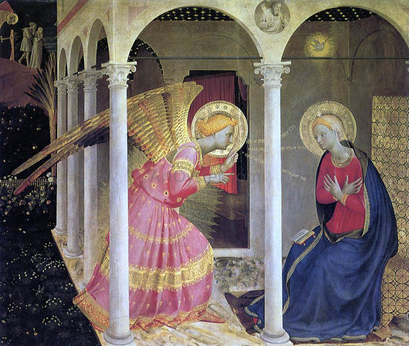  Fra Angelico Annunciation (The Cortona Altarpiece) - Art Print
