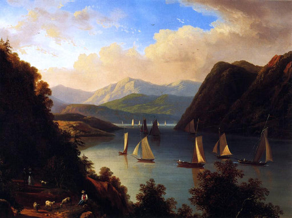  Victor DeGrailly Anthony's Nose on The Hudson - Art Print