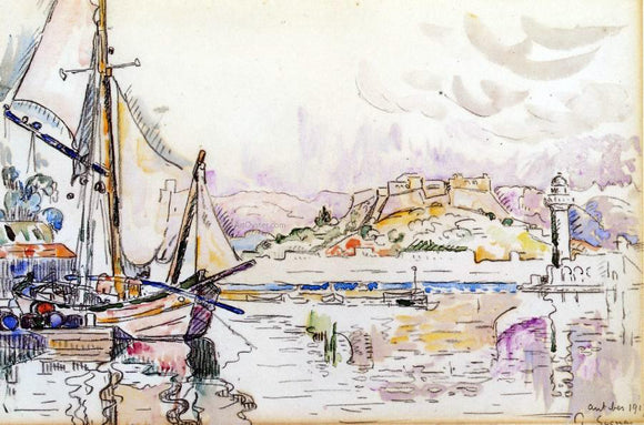  Paul Signac Antibes - Art Print