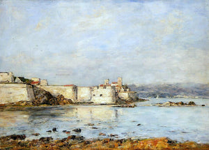  Eugene-Louis Boudin Antibes, the Fortifications - Art Print