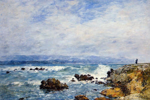  Eugene-Louis Boudin Antibes, the Point of the Islet - Art Print