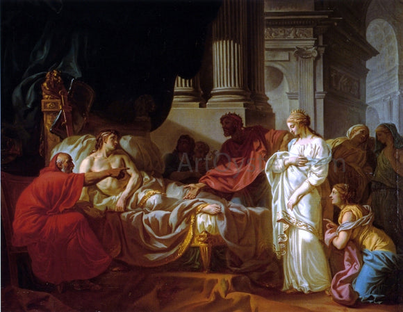  Jacques-Louis David Antiochus and Stratonice - Art Print