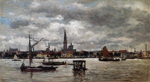  Eugene-Louis Boudin Anvers, the Scheldt - Art Print