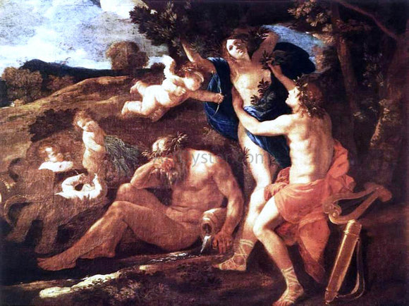  Nicolas Poussin Apollo and Daphne - Art Print