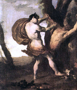  Johann Liss Apollo and Marsyas - Art Print