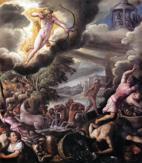  Paolo Fiammingo Apollo and Poseidon Punishing Troy - Art Print