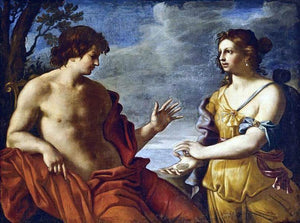  Giovanni Domenico Cerrini Apollo and the Cumaean Sibyl - Art Print