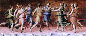  Baldassare Peruzzi Apollo and the Muses - Art Print
