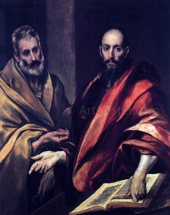  El Greco Apostles Peter and Paul - Art Print