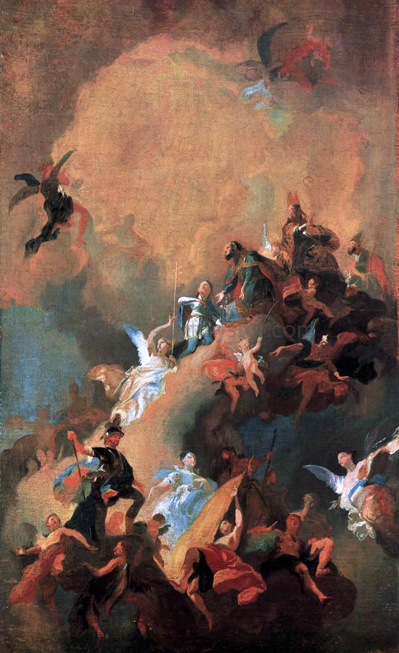  Franz Anton Maulbertsch Apotheosis of a Hungarian Saint - Art Print
