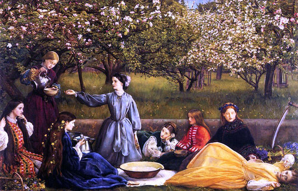  Sir Everett Millais Apple Blossoms (also known as Spring) - Art Print