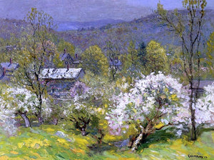  John Joseph Enneking Apple Blossoms - Art Print