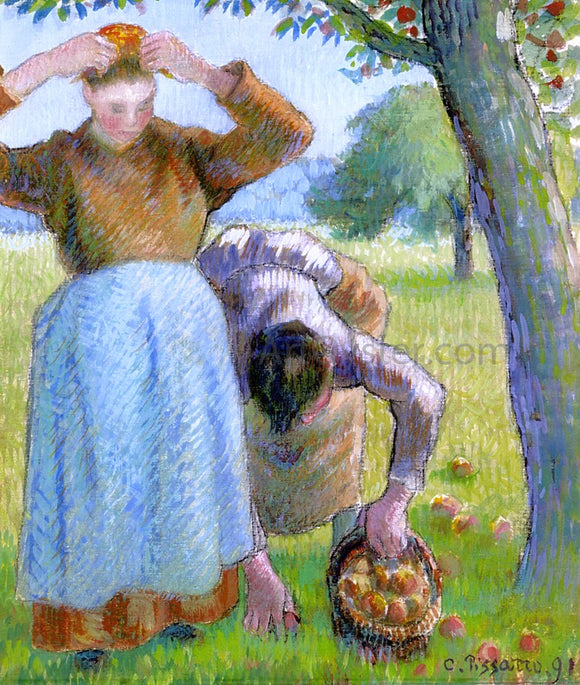  Camille Pissarro Apple Gatherers - Art Print