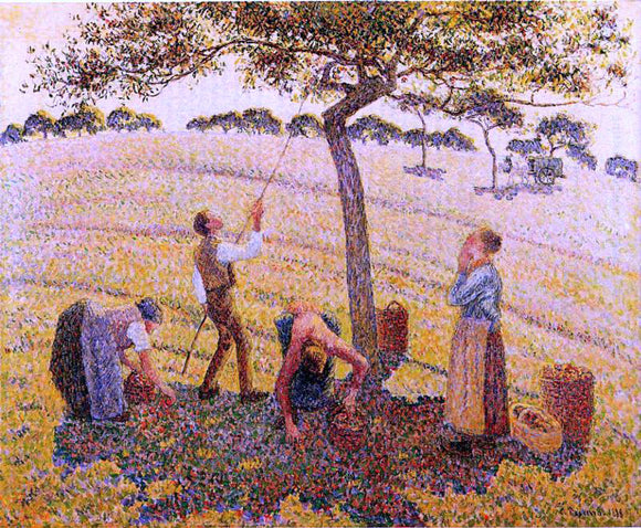  Camille Pissarro Apple Pickers, Eragny - Art Print