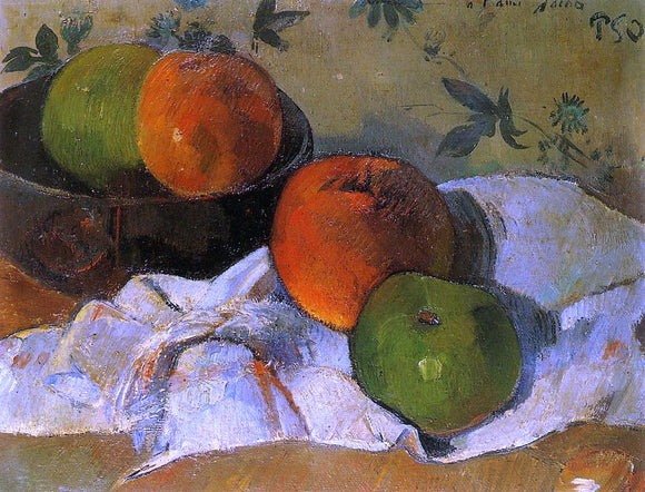  Paul Gauguin Apples and Bowl - Art Print