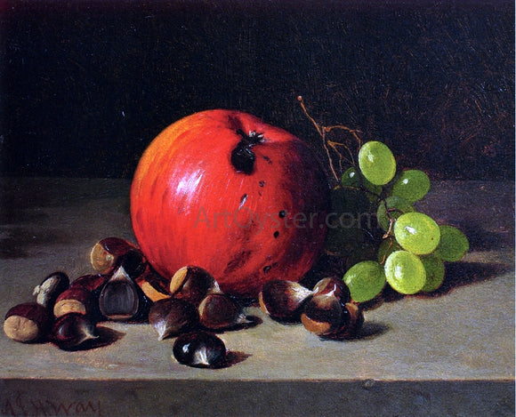  Andrew H. Way Apples, Grapes and Chestnuts - Art Print