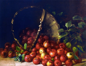  Charles Ethan Porter Apples in an Overturned Basket - Art Print