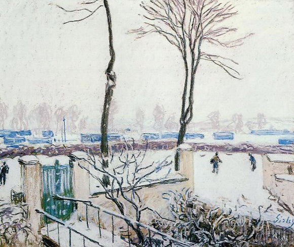  Alfred Sisley Approach to the Railway Station - Art Print