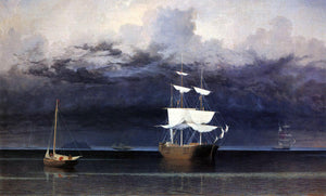  Fitz Hugh Lane Approaching Storm - Art Print