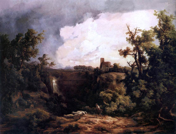  The Elder Karoly Marko Aqua Nera near Rome - Art Print