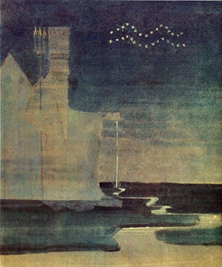  Mikalojus Ciurlionis Aquarius - Art Print