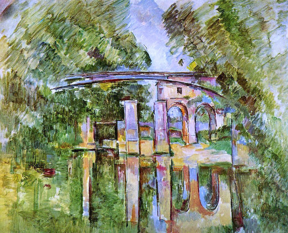  Paul Cezanne Aqueduct and Lock - Art Print