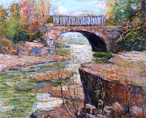  Ernest Lawson An Aqueduct at Little Falls, New Jersey - Art Print