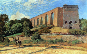  Alfred Sisley Aqueduct at Marly - Art Print