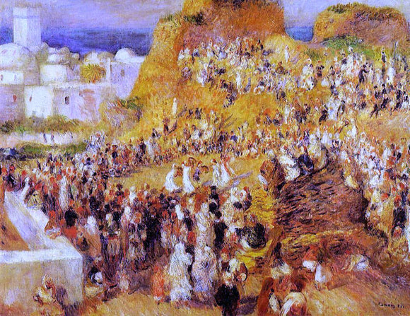  Pierre Auguste Renoir Arab Festival in Algiers (also known as The Casbah) - Art Print
