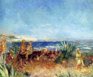  Pierre Auguste Renoir Arabs by the Sea - Art Print