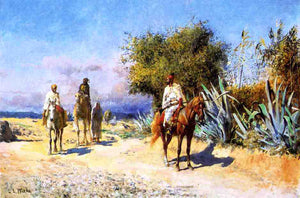  Edwin Lord Weeks Arabs on the Move - Art Print