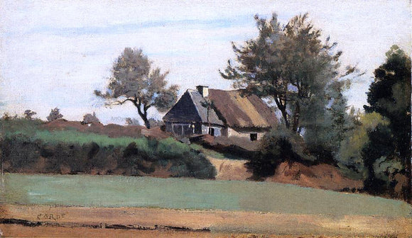  Jean-Baptiste-Camille Corot Archicourt, Near Arras - Art Print