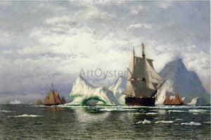  William Bradford Arctic Whaler Homeward Bound Among the Icebergs - Art Print