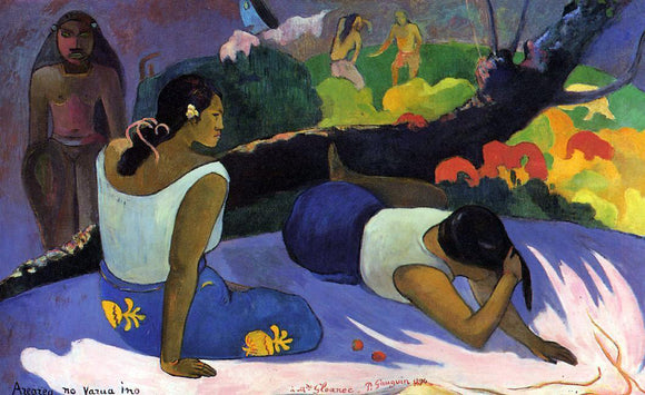  Paul Gauguin Arearea no varua ino - Art Print