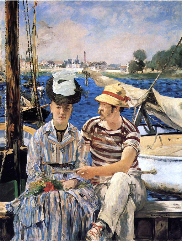  Edouard Manet Argenteuil - Art Print