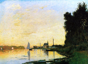  Claude Oscar Monet Argenteuil, Late Afternoon - Art Print