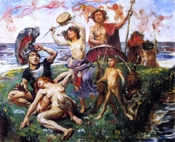  Lovis Corinth Ariadne auf Naxos - Art Print