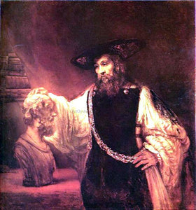  Rembrandt Van Rijn Aristotle with Bust of Homer - Art Print