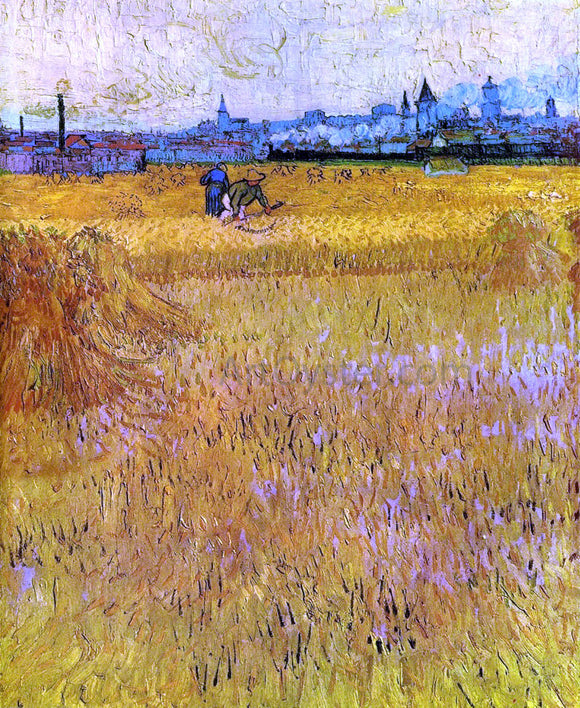  Vincent Van Gogh Arles: View from the Wheat Fields - Art Print